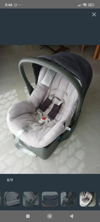 Carrito de bebé 3 piezas: capazo, silla y maxicosi