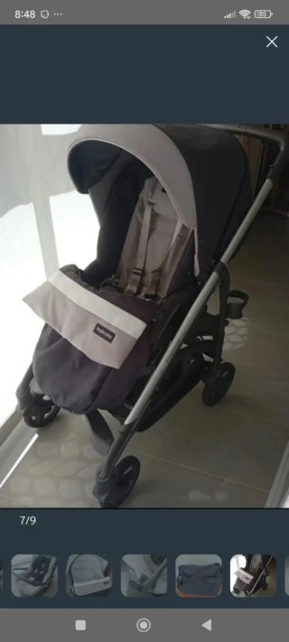Carrito de bebé 3 piezas: capazo, silla y maxicosi