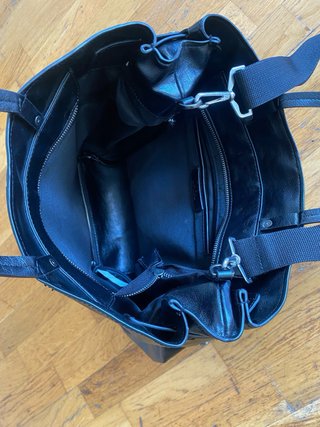 Bolso Zara Negro + Pouch