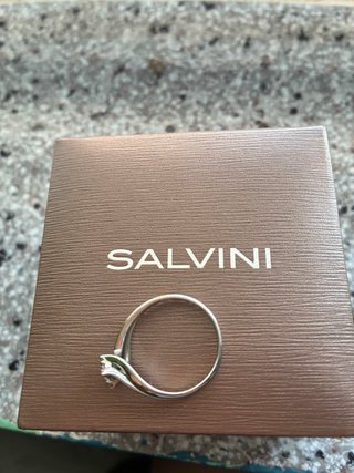 Anillo Salvini Oro Blanco Diamante
