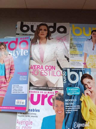 5 Revistas burda con patrones.