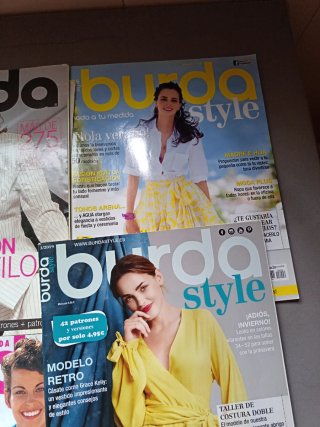 5 Revistas burda con patrones.