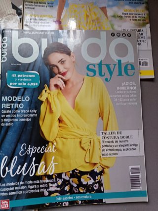 5 Revistas burda con patrones.