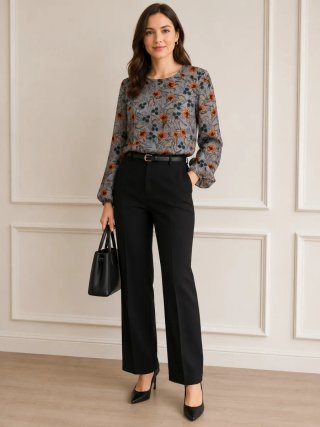Blusa Viscosa Estampada Indi & Cold