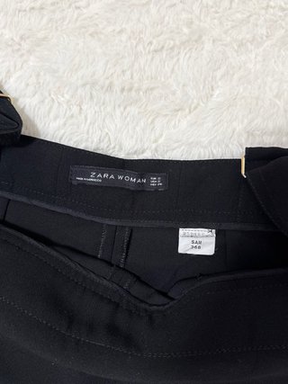 Mono Zara Negro Pierna Ancha