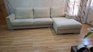 Sofá Chaiselongue Beige 2,90m