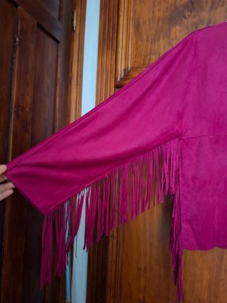 Blusa de antelina