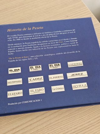 Colección monedas España “De la Peseta al Euro”