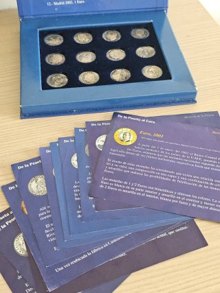 Colección monedas España “De la Peseta al Euro”