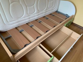 Cama nido juvenil con cajones