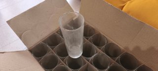 24 Vasos Tubo Cristal Transparentes