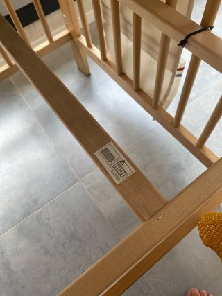 Lote cuna colecho madera IKEA