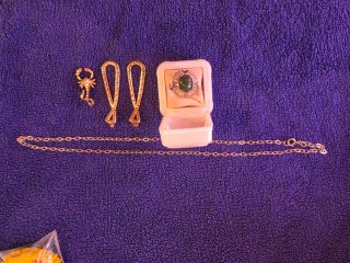 Lote 4 joyas plata 30.8g