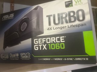 ASUS GeForce GTX 1060 6GB TURBO VR Ready