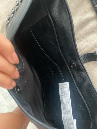 Bolso Zara Negro Tachuelas