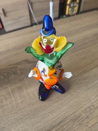 Payaso de cristal Murano