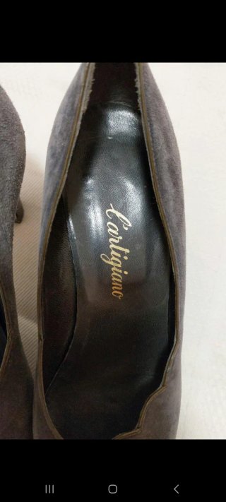 Scarpe L'Artigiano in camoscio grigio