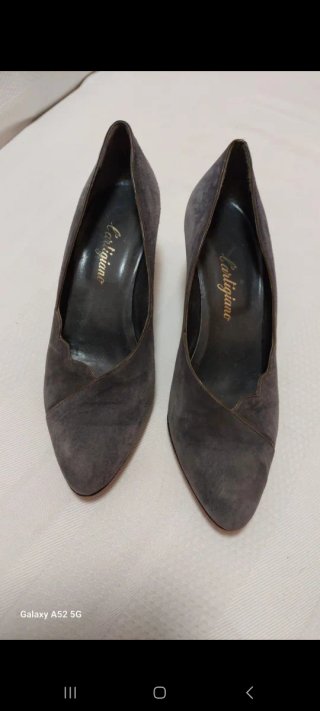 Scarpe L'Artigiano in camoscio grigio