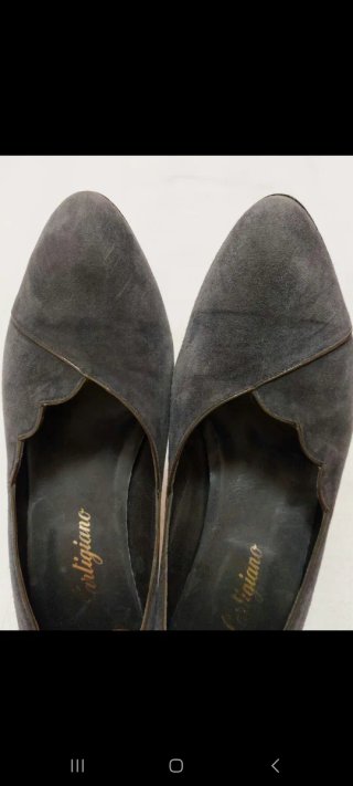 Scarpe L'Artigiano in camoscio grigio