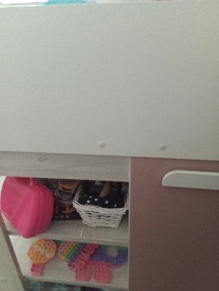 Cama alta con escritorio extraíble