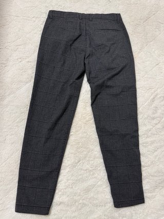 Pantalón de vestir Pull&Bear cuadros gris