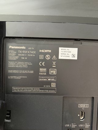 TV Panasonic Smart 4K 55’