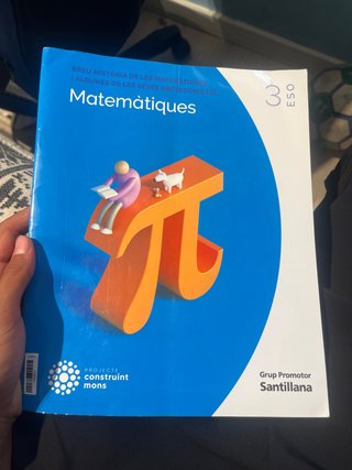 Libro teorico de matematicas 3 de la eso