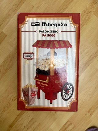 Máquina Palomitas Vintage Roja