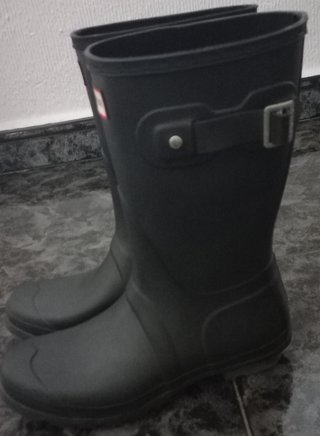 Botas de agua Hunter negras talla 39