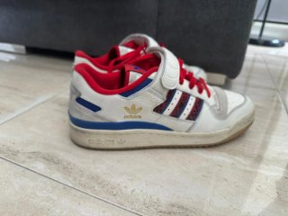 Zapatillas Adidas Forum 84 Low Rojas y Blancas