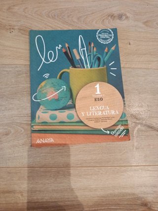 Libros de castellano de 1 ESO, los 3 trimestres