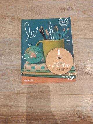 Libros de castellano de 1 ESO, los 3 trimestres