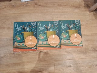 Libros de castellano de 1 ESO, los 3 trimestres
