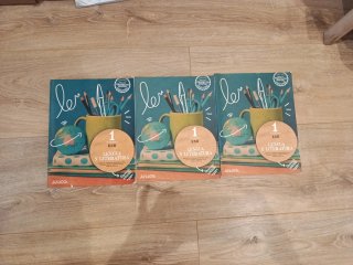 Libros de castellano de 1 ESO, los 3 trimestres