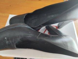 Zapatos de piel negros