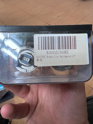 Bombillas H7 12V 55W AGPTEK (Pack 2)