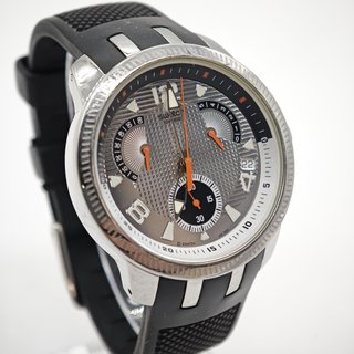 RELOJ SWATCH RETROGRADE CHRONO DARK BRING BACK