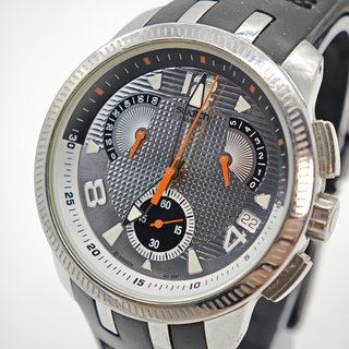 RELOJ SWATCH RETROGRADE CHRONO DARK BRING BACK