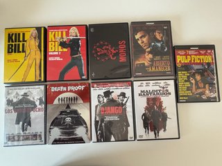 Películas DVD Quentin Tarantino 7€ unidad