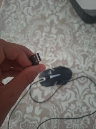Ratón Gaming USB Negro