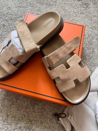 Sandali Hermes Beige