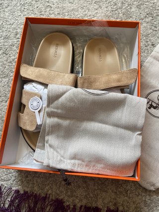 Sandali Hermes Beige