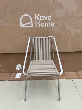 Kave Home Zivia Sedie da Esterno Impilabili
