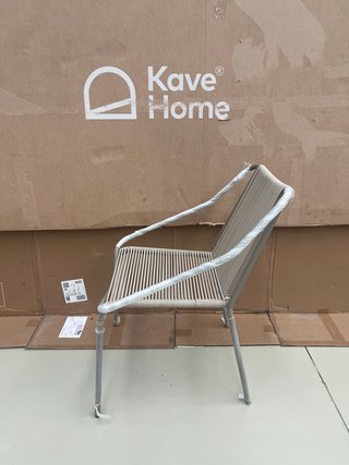 Kave Home Zivia Sedie da Esterno Impilabili