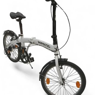 BICICLETA PLEGABLE WAYSCRAL TAKEAWAY 100 BLANCA
