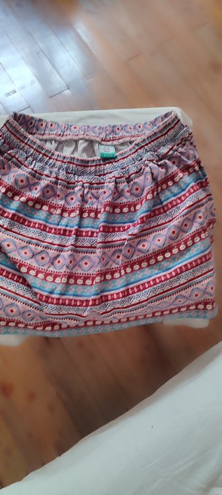 Falda estampada talla M Para niñas de 11-12 años