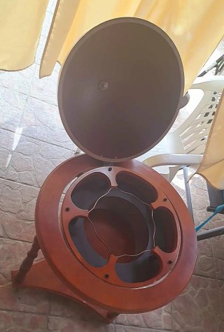 Mueble Bar Globo Terráqueo Madera