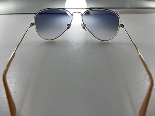 Gafas de sol Ray-Ban Aviator Doradas Azules