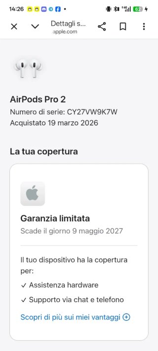 Airpods Pro 2 Originali Apple Scatola Garanzia