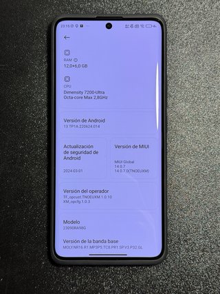 Movil Xiaomi Redmi Note 13 Pro+ 5G
